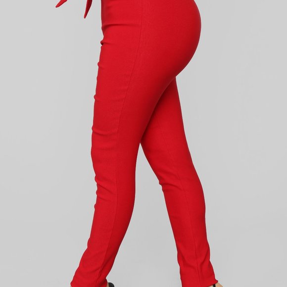 Fashion Nova Knot Your Girl Pants - Picture 2 of 3